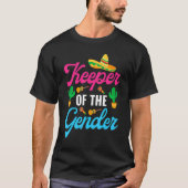 Cool Mexican Gender Reveal Baby Fiesta T-shirt (Voorkant)