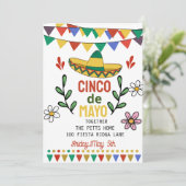 Cool mexicano Viering Cinquo De Mayo Kaart (Staand voorkant)