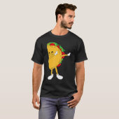 Cool Mexico Dabbing Taco Funny Mexican Food T-shirt (Voorkant volledig)