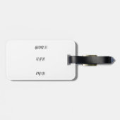 Cool Mexico Flag Design Bagagelabel (Achterkant horizontaal)