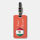 Cool Mexico Flag Design Bagagelabel (Voorkant verticaal)