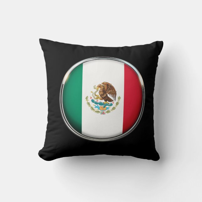 Cool Mexico Flag Design Kussen (Voorkant)