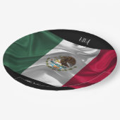 Cool Mexico Flag Design Papieren Bordje (Gekanteld)