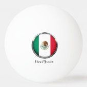 Cool Mexico Flag Design Pingpongbal (Achterkant)