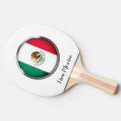 Cool Mexico Flag Design Tafeltennisbatje (Zijkant)