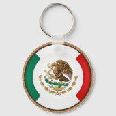 Cool Mexico Flag Seal Sleutelhanger (Voorkant)