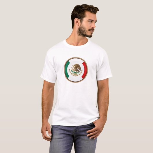 Cool Mexico Flag Seal T-shirt (Voorkant volledig)
