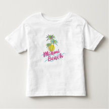 Cool Miami Beach, Florida Palm Trees Graphic