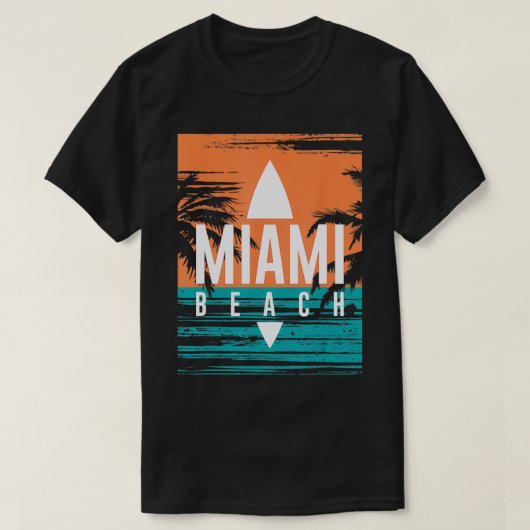 Cool Miami Beach s I Love Miami Florida Miami T-shirt (Design voorkant)