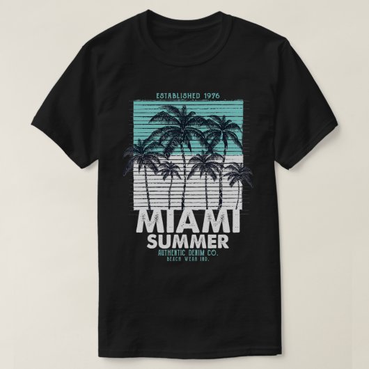 Cool Miami Beach s I Love Miami Outfit T-shirt (Design voorkant)