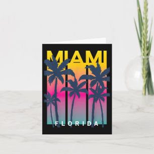 Cool Miami Florida Graphic Design T - shirts, ik h Kaart
