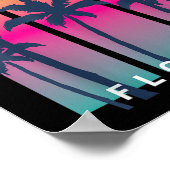 Cool Miami Florida Graphic Design T - shirts, ik h Poster (Hoek)