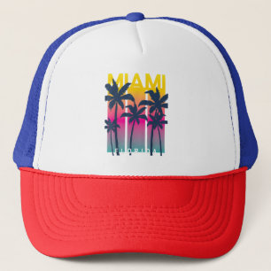 Cool Miami Florida Graphic Design T - shirts, ik h Trucker Pet