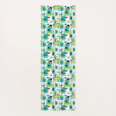 Cool mid-eeuwse modern geïnspireerd madraspatroon, yogamat (Achterkant)