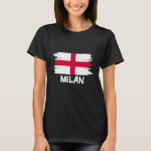 Cool Milan Flag T-shirt (Voorkant)
