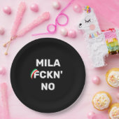Cool MILANO - Mila Fckn No. met vlag Papieren Bordje (Feest)