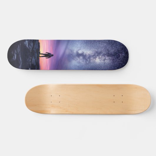 Cool Milky Way Persoonlijk Skateboard (Horizontaal)
