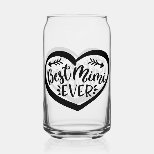 Cool Mimi Club, Mimi Gift Blikvorm Glas (Achterkant)