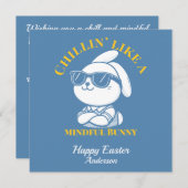 Cool Mindful Bunny Custom Pasen (Voorkant / Achterkant)
