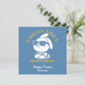 Cool Mindful Bunny Custom Pasen (Staand voorkant)