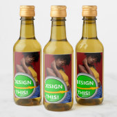 COOL! Mini Wijnfles Etiketten (2 "x3") - Set van 1 (Flessen)