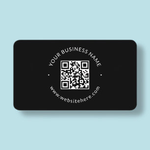 Cool minimalistische template   zwart visitekaartje