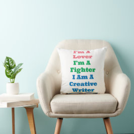 Cool minnaar vechter creatieve schrijver auteur ze kussen