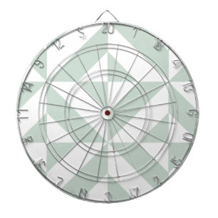 Cool Mint Geometric Deco Cube Patroon Dartbord
