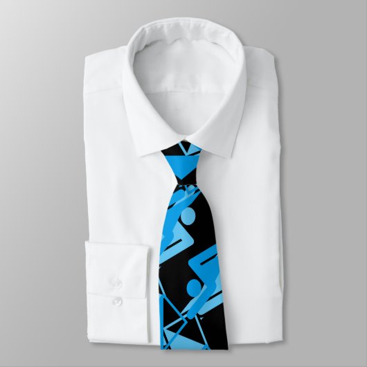 Cool Mirrored Geometric & Abstract Patroon Stropdas (Gebonden)