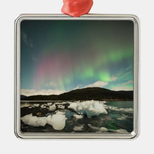 Cool Mix Aurora Metalen Ornament (Voorkant)