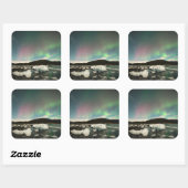 Cool Mix Aurora Vierkante Sticker (Vel)