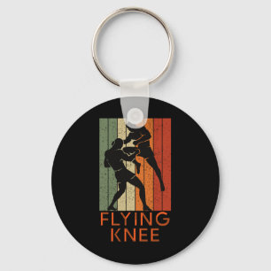 Cool Mma, Kickboksen En Muay Thai Vliegende Knie Sleutelhanger