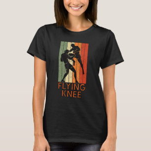 Cool MMA Kickboksen en Muay Thai Vliegende Knie T-shirt