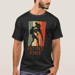 Cool MMA Kickboksen en Muay Thai Vliegende Knie T-shirt