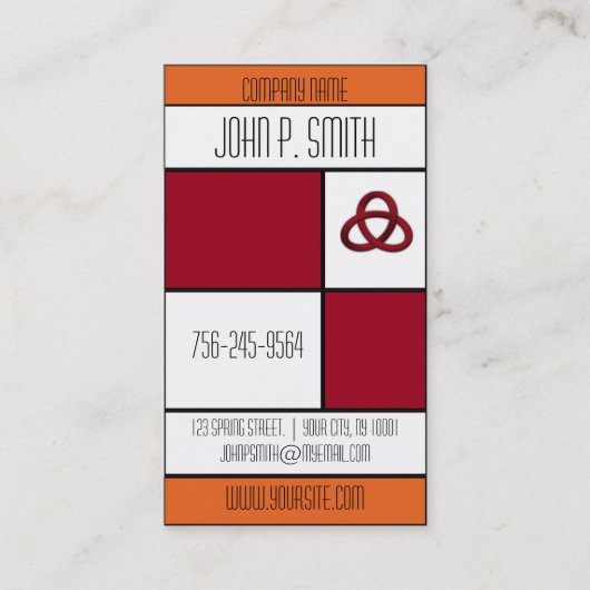 Cool Mod Professional Boxed-Visitekaartjes Visitekaartje (Voorkant)