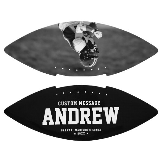 Cool Modern Afstuderen Birthday Gift Foto American Football (Panelen)
