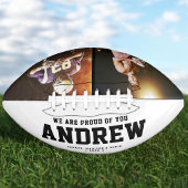 Cool Modern Afstuderen Gift 2 Photo Trendy Unieke American Football