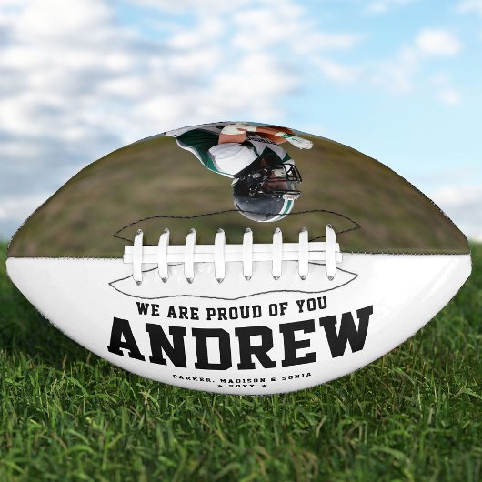 Cool Modern Afstuderen Gift Photo Trendy Unieke American Football