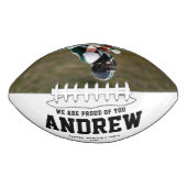 Cool Modern Afstuderen Gift Photo Trendy Unieke American Football (Voorkant)