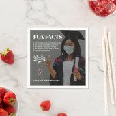 Cool modern afstuderen leuke feiten afstuderen fot servet (Insitu)