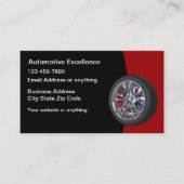 Cool Modern Autoband Thema Visitekaartjes (Voorkant)