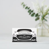 Cool Modern Automotive Business Card Template Visitekaartje (Staand voorkant)
