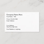 Cool Modern Automotive Business Card Template Visitekaartje (Achterkant)