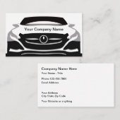 Cool Modern Automotive Business Card Template Visitekaartje (Voorkant / Achterkant)