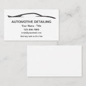 Cool Modern Automotive Details Visitekaartjes (Voorkant / Achterkant)