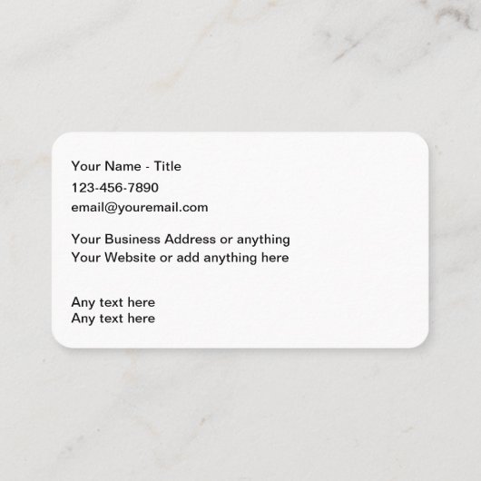 Cool Modern Automotive Services Visitekaartjes (Achterkant)