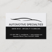 Cool Modern Automotive Specialties Visitekaartjes (Voorkant)