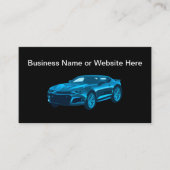 Cool Modern Automotive Theme Modern Visitekaartjes (Voorkant)
