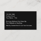 Cool Modern Automotive Theme Visitekaartjes (Achterkant)