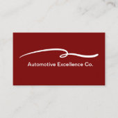 Cool Modern Automotive Theme Visitekaartjes (Voorkant)